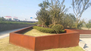 西固耐候钢挡土墙
